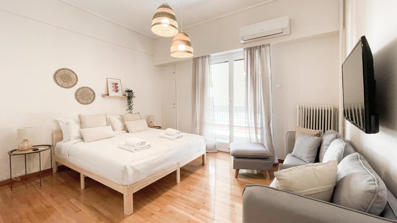 Boho Chic 2Br Apartment In The Center Of Aten Exteriör bild